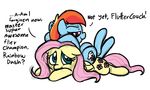  dialog dialogue english_text equine female feral fluttershy_(mlp) friendship_is_magic hair horse mammal mickeymonster multi-colored_hair my_little_pony pegasus pink_eyes pink_hair pony rainbow_dash_(mlp) rainbow_hair text wings 