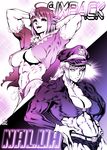  breasts color dairoku_tenma extreme_muscles female highres huge_breasts large_breasts muscle nwa 