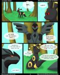  comic dialog dialogue duo eeveelution english_text kuroodod legendary_pok&#233;mon male nintendo outside pok&#233;mon pok&eacute;mon text tree umbreon video_games wood zekrom 