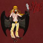  blood cleaver feathers flaccid horror humanoid kill lammergeier male meat monster nightmare nude penis solo vonderdevil vulture wings 