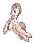  blue_eyes braeburned brown_hair cutie_mark doctor_whoof_(mlp) doctor_whooves_(mlp) equine feral friendship_is_magic hair horse male mammal mane my_little_pony necktie plain_background pony tardis white_background 