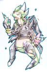  2018 3_heads 3_mouths 3_toes absurd_res ahoge black_eyes black_tail black_wings clothing dipstick_tail dragon emanata empty_eyes eyebrows fangs fezmangaka floating frown full-length_portrait fused_fingers ghetsis green_body green_hair green_tail hair head_growth headhands hi_res human hydreigon light_skin male mammal markings motion_lines multi_eye multi_head multi_mouth multicolored_tail nintendo open_frown open_mouth orange_eyes outline pants pink_tongue pok&eacute;mon pok&eacute;mon_(species) portrait purple_body purple_markings purple_tail robe scalie shiny_pok&eacute;mon shocked simple_background snout solo sparkle species_transformation spikes surprise suspended_in_midair sweat sweatdrop tail_growth tan_skin team_plasma toes tongue torn_clothing torn_pants traditional_media_(artwork) transformation two_tone_body video_games white_background wings 