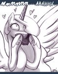  &hearts; &lt;3 bike_shorts blush dialog dialogue english_text equine female feral friendship_is_magic horn horse john_joseco mammal my_little_pony pegasus pony princess_celestia_(mlp) sniffing solo spandex text tumblr unicorn wing_boner winged_unicorn wings 