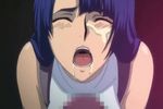  1girl ahegao animated animated_gif blue_hair censored cum cum_in_mouth cum_on_hair cum_on_tongue ejaculation empty_eyes facial fucked_silly lowres makai_kishi_ingrid open_mouth penis red_eyes tongue tongue_out yatsu_murasaki 