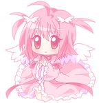  amulet_angel chibi hinamori_amu magical_girl mirai_(sugar) pink_hair shugo_chara! smile solo wings 