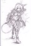  copyright_request cuboon fantasy greyscale lowres monochrome sketch solo traditional_media 