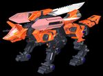  gun mecha morikawadan sword sword_wolf weapon wolf zoids zoids_genesis 