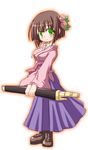  bushidou_(sekaiju) inasaki_shirau japanese_clothes sekaiju_no_meikyuu solo sword weapon 