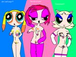  amy_rose blossom bubbles buttercup cream_the_rabbit powerpuff_girls rouge_the_bat sonic_team tagme toonsex 