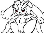  animated linepaperbitches! lopunny pokemon tagme 