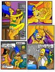  homer_simpson marge_simpson necron99 ned_flanders the_simpsons 