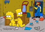  bart_simpson groundskeeper_willie lardo lisa_simpson saviorsavor the_simpsons 