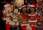  christmas crossover dis donna_tubbs family_guy lois_griffin meg_griffin roberta_tubbs tagme the_cleveland_show 