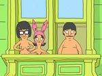  bob&#039;s_burgers gene_belcher louise_belcher mole tina_belcher 