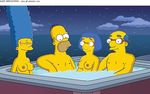  animated homer_simpson kirk_van_houten luann_van_houten marge_simpson the_simpsons wvs 