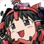  hakurei_reimu lagann lowres oekaki parody shitaiya simon tengen_toppa_gurren_lagann touhou yukkuri_shiteitte_ne 