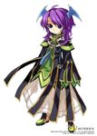  armcho blue_eyes dragon_(trickster) full_body head_wings long_hair male_focus purple_hair solo standing trickster 