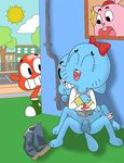  darwin_watterson gumball_watterson nicole_watterson random_anon richard_watterson the_amazing_world_of_gumball 