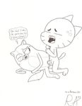  adventure_time cake_the_cat crossover gumball_watterson random_anon the_amazing_world_of_gumball 