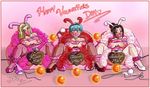 android_18 bulma_briefs chichi dragon_ball_z rocknrye valentine&#039;s_day 