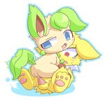  blush butt chibi eeveelution female jolteon leafeon male nettsuu nintendo pawpads penis pok&#233;mon pokemon pussy sex straight tears video_games 