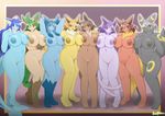  eevee espeon flareon glaceon jolteon leafeon pokemon umbreon vaporeon ymbk 