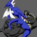  abs anal anal_penetration anime anus armpits arms_behind_head balls biceps big_balls big_muscles big_penis black_body black_eyes black_penis black_skin blackwargreymon blue_eyes blue_skin butt cowgirl_position cum cum_in_ass cum_inside cum_on_arm cum_on_butt cum_on_chest cum_on_hand cum_on_penis cum_on_stomach cum_string cum_while_penetrated cumshot digimon dragon dripping erection exveemon flexing gay grasp grey_background headgear helmet horn leaking looking_up lying male manly mask masturbation messy muscles nude on_back on_floor on_top open_mouth orgasm pecs penetration penis pink_skin plain_background puyopuyo raised_arm red_eyes red_penis scalie sex sitting spread_legs spreading squint straddling thick_penis tongue vein white_penis white_skin wings 