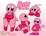  big_breasts breasts female kirby kirby_(series) kneeling male nintendo rule_63 short_stack solo thewill video_games voluptuous wide_hips 