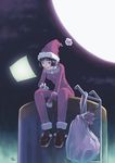  highres kobayashi_yuji moon nagko santa_costume santa_suit 