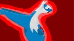  art hd latios oil pok&eacute;mon quality red xandelo 