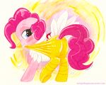 bird blue_eyes blush butt chicken costume equine female feral friendship_is_magic fur getting_dressed horse looking_at_viewer mammal my_little_pony pink_fur pinkie_pie_(mlp) pony seductive solo suggestive twilightflopple 