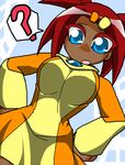  ? blue_eyes breasts dark_skin genha5 red_hair sari_sumdac solo transformers transformers_animated twintails 