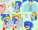  amy amy_rose anal anal_penetration anthro anthro_on_feral balls bestiality bitch_please blue_fur breasts comic cutie_mark dialog english_text equine female feral friendship_is_magic fur green_eyes group hair hedgehog humor interspecies lesbian male mammal meme multi-colored_hair my_little_pony nipples nude open_mouth peeing pegasus penetration penis pink_fur purple_eyes pussy rainbow_dash_(mlp) rainbow_hair rainbow_tail sega sex sonic_(series) sonic_the_hedgehog text urine what wings 