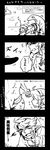  anal banana bent_over bisexual blush comic earrings food fruit gauntlets group_sex hat highres jewelry link long_image male male_focus monochrome monster monster_on_male pants_down pointy_ears sex tall_image text the_legend_of_zelda threesome what yaoi 