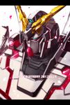  dated gundam gundam_unicorn letterboxed mecha no_humans nt-d realistic unicorn_gundam ur0kin0 