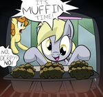  carrot_top derp derpy_hooves_(mlp) dialog dialogue english_text equine female feral friendship_is_magic goofy_time horse hot lamiaaaa mammal muffins my_little_pony oven parody pegasus pony text wings 