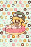  angel_cream barefoot black_eyes blonde_hair caramel_nuts_glazed caramel_white chibi choco_fashion chocolat_french chocolat_french_angel_chocolat chocolat_french_caster_chocolat coconuts_chocolate colorful_heart_choco_churro colorful_heart_strawberry_churro doughnut food french_cruller goggles goggles_on_headwear golden_chocolate helmet honey_dip monogatari_(series) nisemonogatari old-fashioned_doughnut old_fashion_honey oshino_shinobu polka_dot polka_dot_background pon_de_ring sakura_french sakura_french_angel sakura_french_honey sakura_french_ichigo_whip sakura_french_sakuraan solo strawberry_cake_jelly strawberry_ring white_choco_fashion yudzuki_(0845203) 