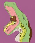 comic feline kiba kibacheetah male mammal nayokoventila open_mouth reptile scalie size_difference snake vorarephilia vore 
