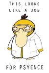  avian duck eyewear goggles lab_coat nintendo pok&#233;mon pok&eacute;mon psyduck solo video_games 