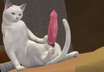  balls barbs cat erection feline feral hyper looking_at_viewer male mammal paws penetration penis sheath solo tapiko unknown_artist what_has_science_done 