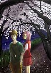  bad_id blonde_hair blue_eyes cherry_blossoms green_eyes hands haruno_sakura haruno_sakura;uzumaki_naruto;green_eyes;blonde_hair;pink_hair;blue_eyes love naruto night okapi pink_hair pixiv3039977 sakura uzumaki_naruto 