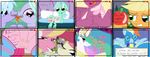  advertisement apple bandage cheerilee_(mlp) cloud_chaser_(mlp) cloudchaser_(mlp) equine eyewear female feral flitter_(mlp) flower friendship_is_magic fruit goggles hi_res horn horse kissing licking lily_(mlp) lyra_(mlp) lyra_heartstrings_(mlp) mammal my_little_pony pegasus pinkie_pie_(mlp) pony princess princess_celestia_(mlp) rainbow_dash_(mlp) rose_(mlp) royalty saliva suit teats tiarawhy tongue unicorn webcam wings 