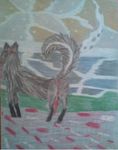  black canine coco dog feral fox gay hound inter_species male mono moon tran wolf 