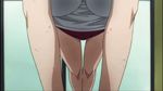  animated animated_gif breasts character_request cleavage exercise genderswap large_breasts lowres sakurai_tomoki sakurai_tomoko sora_no_otoshimono sweat 