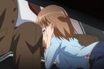  1girl animated animated_gif censored fellatio jk_to_inkou_kyoushi_4 oral stealth stealth_sex under_table wakou_satsuki 