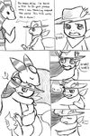  ampharos bed charmander comic dialog dialogue english_text fire hat haychel hug male nintendo pok&#233;mon pok&eacute;mon scarf size_difference text video_games 