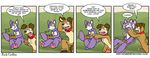  canine cat collar comic dialog dialogue dog edit english_text feline female flat_chested game grape_jelly_(housepets!) housepets! male mammal peanut_butter_(housepets!) penis rick_griffin smile sofa text webcomic yellow_eyes 