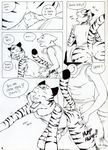  anal anal_penetration anus cat comic erection feline jaleo male penetration penis tiger 