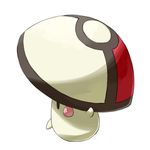  foongus good_frog mushroom nintendo no_humans poke_ball pokeball pokemon simple_background 
