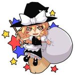  bad_id bad_pixiv_id blonde_hair chibi kirisame_marisa lowres ofuro_mantarou solo touhou 